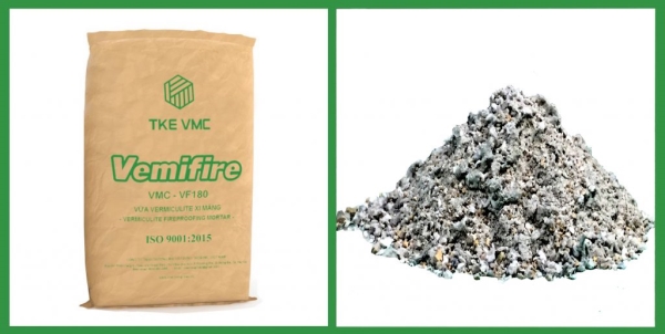Vữa Vermiculite xi măng chống cháy - Vữa Chống Cháy TKE&VMC - Công Ty TNHH Thương Mại Xây Dựng TKE&VMC Việt Nam